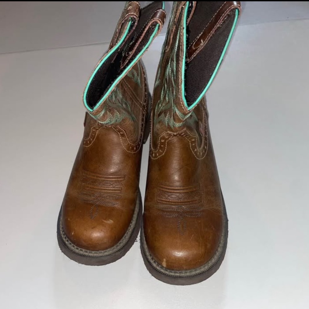 Justin Women's Western Equestrian
Boots Brown Size 10B